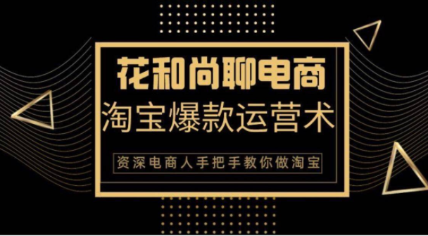 花和尚·天猫淘宝爆款运营实操技术,手把手教你月销万件的爆款打造技巧-阳知网创资源库
