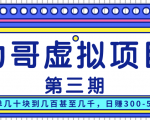 力哥实操内训虚拟项目第三期,每单几十块到几百甚至几千,日赚300-500+-阳知网创资源库
