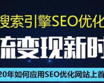 SEO搜索引擎优化总监实战VIP课堂【透析2020最新案例】快速实现年新30W-阳知网创资源库