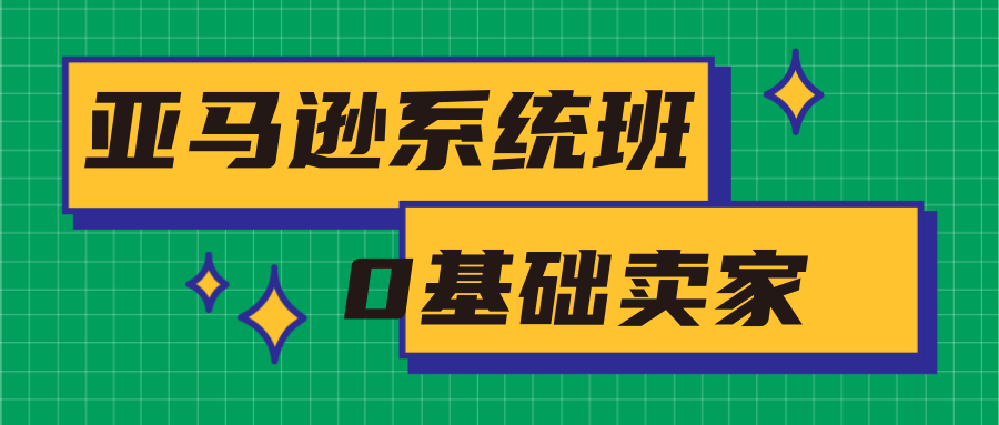 亚马逊系统班，专为0基础卖家量身打造，亚马逊运营流程与架构-阳知网创资源库