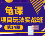龟课·闲鱼项目玩法实战班第14期,批量细节玩法,一个月收益几万-阳知网创资源库