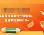 黄岛主引流课:百家号视频精准引流玩法,日涨精准粉200+-阳知网创资源库