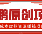 高鹏圈半自动化出单，月入2万零成本虚拟产品项目【附资料】-阳知网创资源库
