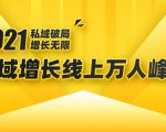 2021私域增长万人峰会:新一年私域最新玩法,6个大咖分享他们最新实战经验-阳知网创资源库