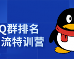 《QQ群排名引流特训营》一个群被动收益1000,是如何做到的(5节视频课)-阳知网创资源库