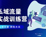私域流量实战营:7天收获属于您的私域流量池,给你总结出可复制的套路-阳知网创资源库