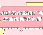 小红书爆款推广引流训练课第十期,手把手带你玩转小红书,轻松月入过万-阳知网创资源库