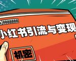 小红书引流与变现:从0-1手把手带你快速掌握小红书涨粉核心玩法进行变现-阳知网创资源库