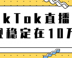 TikTok直播场观稳定在10万,导流独立站转化率1:5000实操讲解-阳知网创资源库