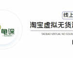 龟课·淘宝虚拟无货源电商5期,全程直播 现场实操,一步步教你轻松实现躺赚-阳知网创资源库