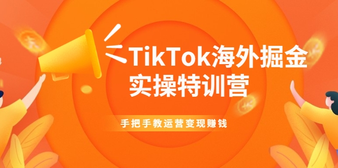 TikTok海外掘金实操特训营：手把手教运营变现赚钱-阳知网创资源库