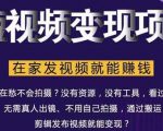 在家也能操作的短视频赚钱项目,无需真人,不用拍摄,纯搬运月入2到5万-阳知网创资源库