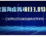 黄岛主·淘宝蓝海虚拟项目3.0,小白宝妈零基础的都可以做到月入过万-阳知网创资源库