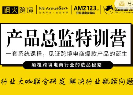 枫火跨境·产品总监特训营,行业大咖联合研发解决行业瓶颈问题-阳知网创资源库