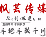 枫芸传媒11月千川最新玩法,手把手教你搭建1:10的计划-阳知网创资源库