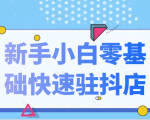 抖音小店新手小白零基础快速入驻抖店100%开通(全套11节课程)-阳知网创资源库