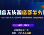 蟹老板·抖音无货源店群怎么做,吊打市面一大片《抖音无货源店群》的课程-阳知网创资源库