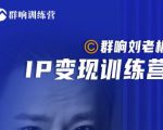 群响刘老板·IP变现训练营第6期:教你搞流量新姿势,IP打造获客私域经营-阳知网创资源库
