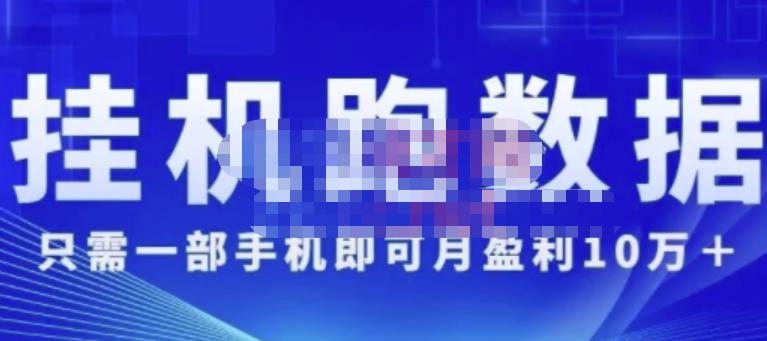 猎人电商:挂机数跑据,只需一部手即机可月盈利10万+(内玩部法)价值4988元-阳知网创资源库