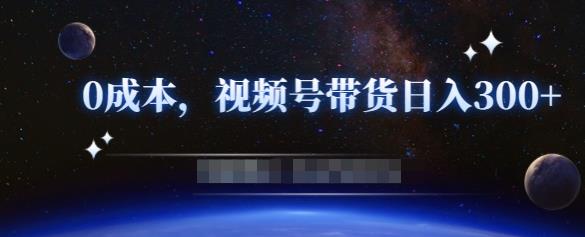 零基础视频号带货赚钱项目,0成本0门槛轻松日入300+【视频教程】-阳知网创资源库