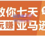 晟尧跨境·教你七天玩赚亚马逊，教你轻松玩赚亚马逊，适合小白学习-阳知网创资源库