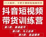李鲆·抖短音视频带货练训营第五期,手把教手你短视带频货,听照话做,保证出单-阳知网创资源库