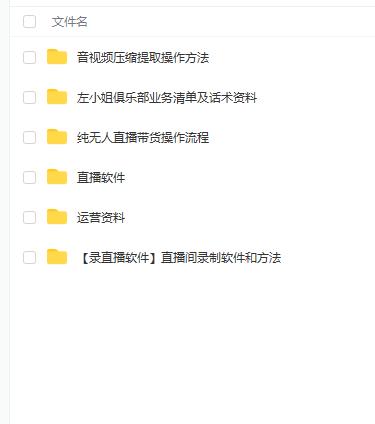 左小姐-直播带货俱乐部十三行、无人直播，全套教程附：工具、文档、话术资料-阳知网创资源库