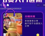 朱白板抖音带货进阶课,实操运营+主播不玩虚的-阳知网创资源库
