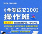 《全案成交100》全案全流程4段25步100招，操作班-阳知网创资源库