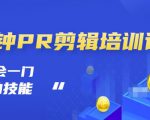 抖音视频一分钟PR剪辑培训:学会一门赚钱的技能,每节课短小精悍-阳知网创资源库
