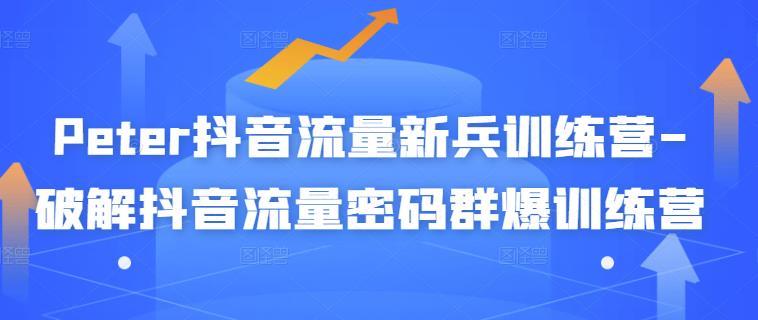 Peter抖音流量新兵训练营-破解抖音流量密码群爆训练营（新兵）-阳知网创资源库