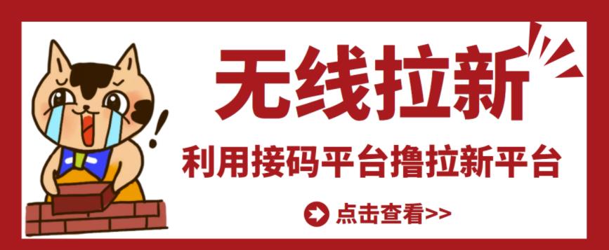 最新接码无限拉新项目,利用接码平台赚拉新平台差价,轻松日赚500+-阳知网创资源库