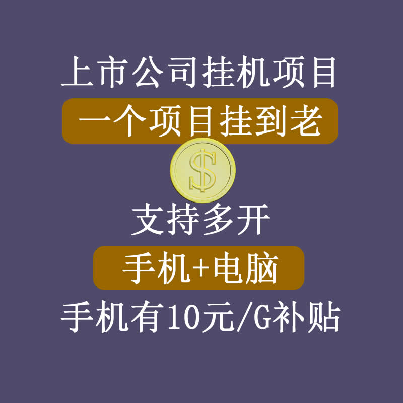 正规挂机项目,支持手机电脑一起挂,支持虚拟机多开,可以挂到老-阳知网创资源库