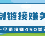 复制链接赚美元，一个链接可赚450+，利用链接点击即可赚钱的项目【视频教程】-阳知网创资源库