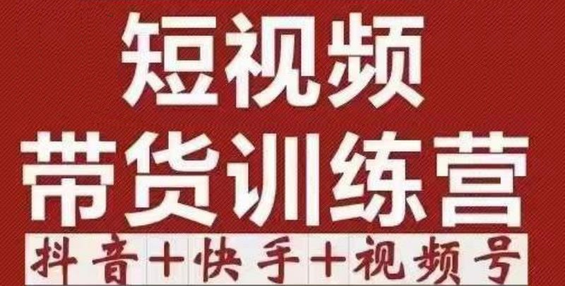 短视频带货特训营(第12期)抖音+快手+视频号:收益巨大,简单粗暴!-阳知网创资源库