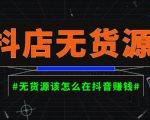 启哥抖店无货源店群陪跑计划,一个人在家就能做的副业,月入10000+-阳知网创资源库