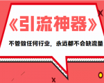 《引流神器》拥有这套系统化的思维,不管做任何行业,永远都不会缺流量(PDF电子书)-阳知网创资源库