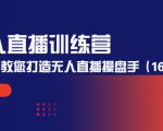 无人直播训练营:手把手教您打造无人直播操盘手(16节课时)-阳知网创资源库