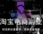 蓝Sir派·淘宝短视频快速起店,替代传统搜索方式,学会做一个不一样的淘宝店-阳知网创资源库