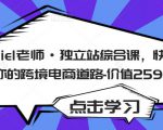 Daniel老师·独立站综合课,快速开启你的跨境电商道路-价值2599元-阳知网创资源库