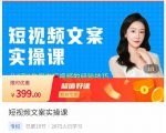小秋·短视频文案实操课,从0到1教你做短视频的经验技巧-阳知网创资源库