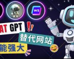 Ai聊天工具ChatGPT的替代网站，3大功能强大的人工智能工具-阳知网创资源库