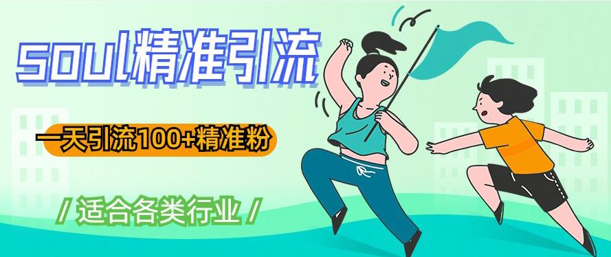 soul精准引流系列课程,一天引流100+精准粉,适合各类行业-阳知网创资源库