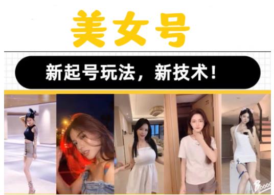 2023抖音快手短视频美女号课程制作玩法教程，美女号搬运新起号玩法，新技术（素材+教程）-阳知网创资源库