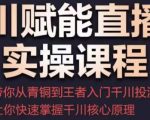 千川赋能直播间实操课程,带你从青铜到王者的入门千川投流,让你快速掌握千川核心原理-阳知网创资源库