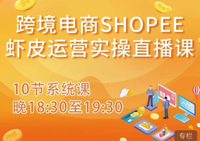 跨境电商Shopee虾皮运营实操直播课,从零开始学,入门到精通(10节系统课)-阳知网创资源库