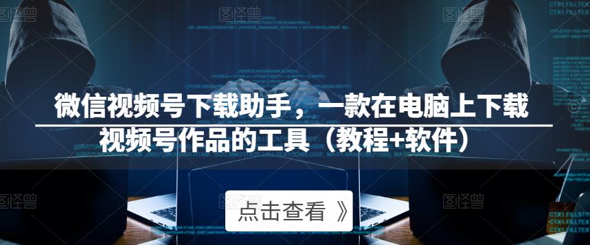 微信视频号下载助手,一款在电脑上下载视频号作品的工具(教程+软件)-阳知网创资源库