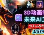 利用未来Ai工具LeiaPix,静态图转换3D动画,Lexica和Chat GPT制作精彩视频-阳知网创资源库