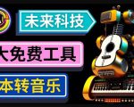 抢先体验未来Ai科技-文本转音乐工具，只需输入文字描述，即可创作歌曲和音乐-阳知网创资源库