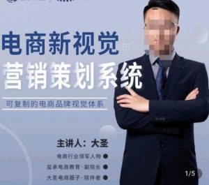 大圣·电商新视觉营销策划系统，可复制的电商品牌视觉识别系统-阳知网创资源库